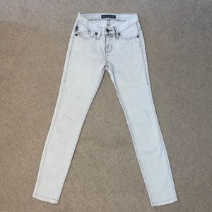 WOMENS ROCK & REPUBLIC CAPRI STRETCH JEANS SIZE 0